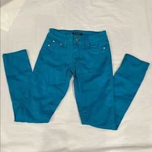 Vibrant Teal Kids Jeans